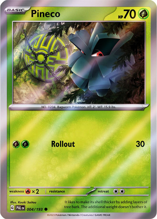 Pineco - PAL-004-RH - (Reverse Holo)