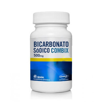 Bicarbonato combix 500 mg 60 capsulas