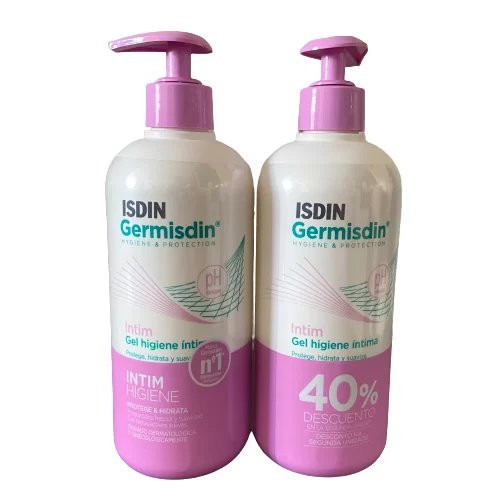 Isdin germisdin duplo higiene íntima 500 mL 40% 2ª