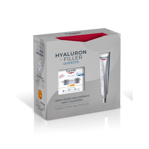 EUCERIN HIALURON FILLER CREMA DIA SPF30+CONTORNO OJOS 