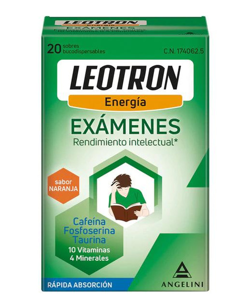 20 sobres leotron exámenes