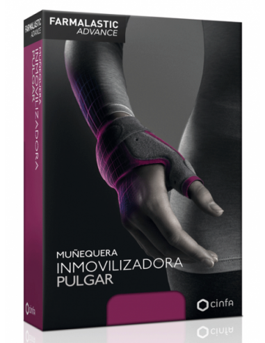 Muñequera inmovilizadora pulgar farmalastic adva t-1