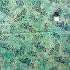 Clothworks Fresh Batiks Botanica 2 FB017-101 Turquoise Cotton Fabric By The Yard