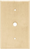 64663 Unfinished Wood Single CoAx Wall Plate