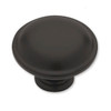 P40005C-FB 1 1/4" Sophia Round Flat Black Cabinet Drawer Pull Knob