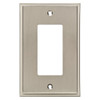 W35312-SN Simple Step Satin Nickel Nickel Single GFCI Cover Wall Plate