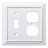 W10770-PW Pure White Architect Single Switch / Duplex Cover