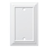 W13761-PW Pure White Architect Single Blank Cover Plate