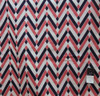 Denyse Schmidt VDS05 Greenfield Hill Diamond Chevron Cranberry VOILE Fabric By Yard