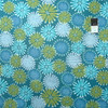 Zandra Rhodes Feathered PWZR014 Kaleidosco​pe Teal Cotton Fabric By Yd