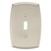 Liberty W35600-SN Mandara Satin Nickel Single Switch Cover Plate