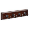 Liberty 165540 9" Cocoa w/ Soft Iron 4 Hook Key Rail