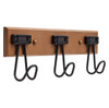 Liberty 085-03-3712 16" Industrial Look 3 Hook Rail Truffle & Soft Iron Finish