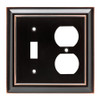 Brainerd W10538-OB Oil Rubbed Bronze Architect Single Switch / Duplex Wall Plate