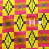 African Tribal Kente Print T-5040 Polished Cotton Fabric By The Yard