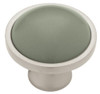 Liberty PBF454Y-SAG 1 3/8" Sage Ceramic & Satin Nickel Cabinet Drawer Knob