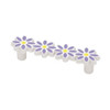 Liberty PBF951Y-LAV 3" Lavender Daisy Cabinet & Drawer Pull