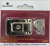Brainerd 829XC 1 7/8" x 1 1/4" Brass Plated Case Lock w/ Key