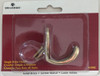 Brainerd 959XC Single Prong Hook Solid Brass