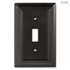 126342 Espresso Wood Architect Single Switch Cover Wall Plate