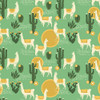 Joel Dewberry Florabelle PWJD146 Lingering Llamas Taos Cotton Fabric By Yd