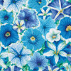 Philip Jacobs PWPJ050 Petunias Delft Cotton Quilting Fabric By Yard