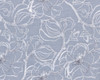 Shelli Rummel Soft Repose PWSR002 Steel Magnolia Grey Cotton Fabric By Yd