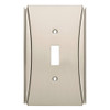 W32771SN Upton Satin Nickel Single Switch Cover Plate