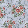 Henry Glass 8848 Flowers Of Provence Lt Blue Master Floral Quilting Fabric By Yd