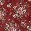 Henry Glass 8848 Flowers Of Provence Red Master Floral Quilting Fabric By Yd