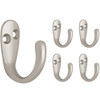 Franklin Brass FBSPRH5-MN Single Prong Hook Matte Nickel Finish 5 Pack