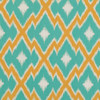 Joel Dewberry PWJD083 Botanique Aztec Ikat Teal Cotton Fabric By Yard