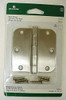 HN0011Z-BSN  3 1/2" Hinge 5/8" Radius Corner Satin Nickel