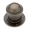 P32946C-BAB 1 1/2" Round Industrial Cabinet Drawer Knob Burnished Antique Brass