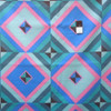 Pre-Cut Amy Butler LIAB004 Hapi Sky Pyramid Cobalt Linen Fabric  By The Yard