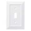 W35241-PW Pure White Architect Single Switch Wall Cover Plate 3 Pack