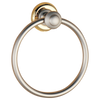 Delta 73046NP Innovations Bath Towel Ring Pearl Nickel & Brass Finish