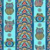 Blank Quilting 9648-70 Mandala Tango Stripe Blue Cotton Fabric By The Yard