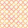 Studio e Butterfly Dreams 4712-32 Quadrafoil Cream/Pink Cotton Fabric By Yard