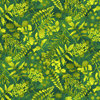 Studio e Butterfly Paradise 4925-66 Silhouettes Green Cotton Fabric By Yard