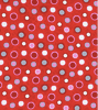 Studio e Hearts of Love 4375-88 Dots Red Cotton Fabric By Yard