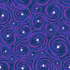 Blank Quilting 9775-55 Lost in Space Swirls w/ Stars Purple Cotton Fabric by The Yard