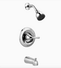 Delta Foundations B114915 Single-Handle 1-Spray Tub & Shower Faucet Chrome