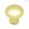 Liberty P11747V-PB-C 1 1/4"  Brass Round Cabinet Drawer Knob