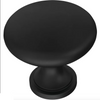 Liberty P42354Z-FB 1 1/4" Garrett Mushroom Knob Flat Black 10 Pack