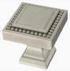 Liberty P42262W-SN  1" Elegant Beaded Cabinet Knob Satin Nickel