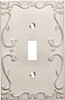 Franklin Brass W35070-SN Satin Nickel Classic Lace Single Switch Cover Wall Plate