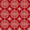 Studio E Home For The Holidays 5182-84 Set Snowflakes Red Cotton Fabric By Yard