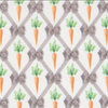 Stof of France Petite Lapins Carrots Cotton Quilting Fabric By The Yard