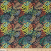 Stof of France Exotico Palm Leaf Green Cotton Quilting Fabric By The Yard